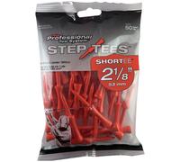 Pride Professional Tee System - Sistema de tees de dos piezas, 50 unidades, 2-1/8 pulgadas (rojo)