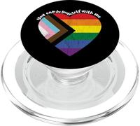 Pride Safe Space Heart LGBTQ+ Puedes ser tú Mismo Conmigo PopSockets PopGrip para MagSafe