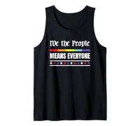 Pride We The People Everyone Gay LGBT Rainbow Flag Hombres Mujeres Camiseta sin Mangas