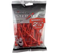 PrideSports Pride Professional System, 2-1/8 Inch Two Piece Step tee, 50 Count, Red Camiseta de Golf, Unisex, Rojo