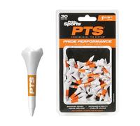 PrideSports PTS Plastic Golf Tees | 30 Count, 1-1/2 Inch | #1 Plastic tee on Tour | Best for Irons, Hybrids, and Woods