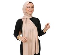 Prien Hijab Pañuelo para la cabeza para mujeres, pañuelos para mujeres vestidos, pañuelos para la cabeza modernos de jersey suave, vestido musulmán pañuelo de oración premium turco, regalo Umrah, set