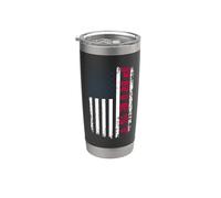 Priest American Flag 4th July USA Patriotic Priest Vaso térmico de acero inoxidable de doble pared
