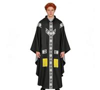Priest Costume - Catholic Chasuble With Ribbon | Father Mass Cloak Cosplay Disfraz For Men, Máscaradas, Carnívalos, Pasantías, Photoshoot, Wedding, Holiday, , Religious And Cosplay Events