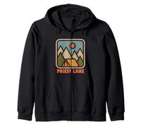 Priest Lake Idaho ID Vacation Souvenir Sudadera con Capucha