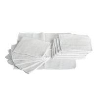 Prieto Larrey - Pack 24 BAYETAS PAÑO - 40x40 - Rejilla Blanca 100% algodón - Bayeta Multiusos y multisuperficie- Uso Dómestico y Profesional (24)