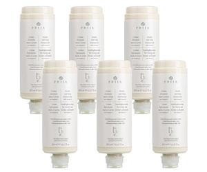PRIJA 2 en 1 Crema Hidratante de Manos Loción Corporal con Vitamina E, Cartucho Dispensador de 360 ml (Blanco, 6 x 360 ml)