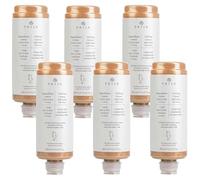 PRIJA Aditivo de baño con partículas doradas, espuma cremosa, ginseng, recambio para dispensador, 360 ml (6 x 360 ml, ginseng)