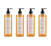 Prija Champú Fortificante Limpia y Revitaliza el Cabello con Eruca Sativa para Todo Tipo de Cabello, Hidratante Champú Aporta Brillo y Mejora la Textura 4 x 380ml