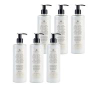 Prija Crema Corporal Tonificante Aumenta la Hidratación y Elasticidad con Aceite de Aguacate y Extracto de Nuez Verde, Crema Corporal Hidratante Vegana con Centella Asiática 6 x 380ml