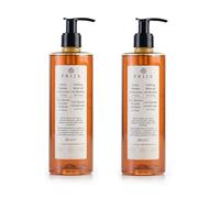 Prija Gel Vitalizante 2 en 1 de Ducha y Champú con Extracto de Ginseng, Hidratante y Energizante para Cabello y Cuerpo con Dosificador, Gel de Ducha Lujoso 2 x 380ml