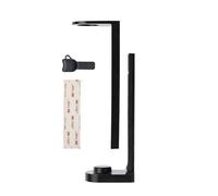 PRIJA Soporte de pared negro/blanco, 380 ml, frascos GFL (2, negro)