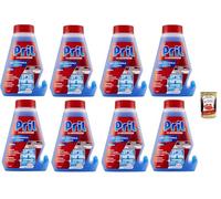 Pril Cura-Lavastoviglie Removes Limescale And Grease from Dishwasher Detergent - Brazo de espejo - Filtro - 8 x 250 ml + Polpa italiana Gourmet 400 g