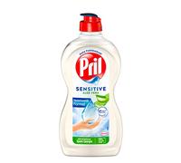 Pril Detergente para lavavajillas, 3 unidades, diferentes variedades (aloe vera sensible, 3 x 450 ml)