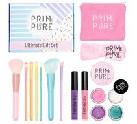 Prim and Pure Ultimate Mineral Kids Makeup Gift Set | Perfecto para jugar citas y fiestas de cumpleaños | Maquillaje de sombra de ojos para niños - ...
