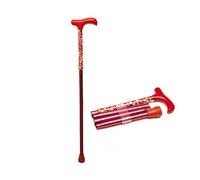 Prim Muletilla Plegable Perla Satén Rojo 1ud