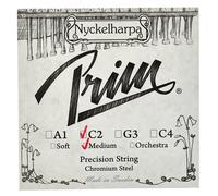Prim Nyckelharpa Cuerdas Nyckelharpa Acero Cromado C2 Mediana