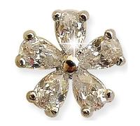 Prim Pendientes Hipoalergénicos Pétalos Circonita Biojoux 1 Par