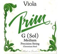 Prim Viola Strings Cuerdas de acero G Cromo Acero Medianas
