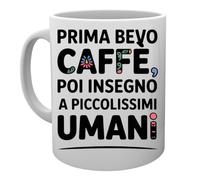 Prima Bevo Caffè Poi Insegno A Piccolissimi Umani Bicchiere Birra Tazza Taza Mug Cup
