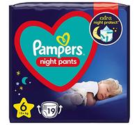 Pampers Culotte Prima para bebé – Paquete extragrande 6 tallas 19 unidades