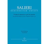 Prima la musica e poi le parole: Divertimento teatrale in un atto. Operetta a quattro voci. Klavierauszug