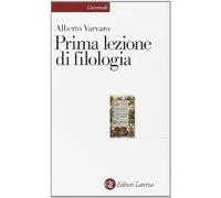 Prima lezione di filologia (Universale Laterza)