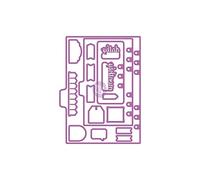 PRIMA MARKETING INC Dies-Shapes 1 My Prima Planner-Troqueles de Metal, Formas 1, Embellishment