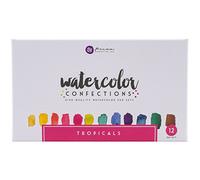 Prima Marketing Prima Watercolor Confections-Moldes para Acuarela (1 Unidad), Otros, Multicolor, 12 Stück (1er Pack)