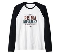 Prima Repubblica Social Club Nostalgia Política Camiseta Manga Raglan