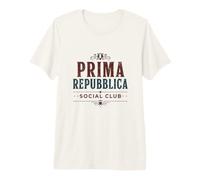 Prima Repubblica Social Club Nostalgia Política Camiseta Premium