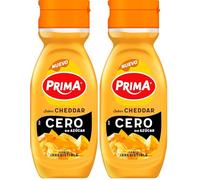 Prima Salsa cheddar Cero azúcar 260gr (Paquete de 2)