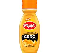 Prima salsa Cheddar Cero. Sin azúcar añadido. 260 gr