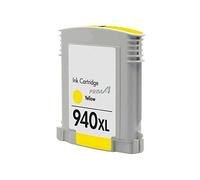 PRIMA4 - 940XL C4909AE 28ml Amarillo Cartucho de Tinta Compatible con Plotter HP Officejet Pro8000W, Pro8500W