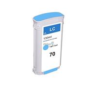 PrimA4 - C9390A 70 220ml Cian Claro Cartucho de Tinta de Pigmento Compatible con Plotter HP Z2100, Z3100, Z3200, Z5200