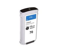 PRIMA4 - C9449A 70 130ml Negro Foto Cartucho de Tinta de Pigmento Compatible con Plotter HP Z2100, Z3100, Z3200, Z5200, Z5400