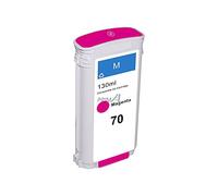 PRIMA4 - C9453A 70 130ml Magenta Cartucho de Tinta de Pigmento Compatible con Plotter HP Z2100, Z3100, Z3200, Z5200, Z5400