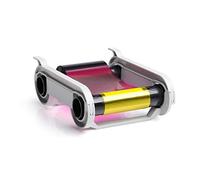 Primacy 200 Print YMCKO - Cinta de Impresora a Todo Color para Tarjetas de identificación de PVC, Calidad de impresión Profesional, Marca Oficial de ID Maker