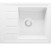 PRIMAGRAN Fregadero Cocina al Mueble 45cm + Kit de desagüe, 55x44cm