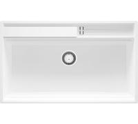 PRIMAGRAN Fregadero Cocina Blanco - Oslo 90 Pocket, 88x53cm