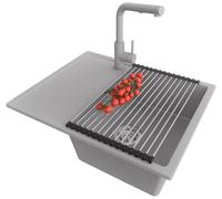 PRIMAGRAN Fregadero Granito al Mueble 45cm + Grifo, 62x50cm