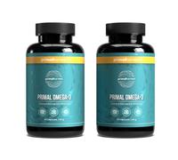 Primal Omega 3 Fish Oil de Primal Harvest - Suplemento con ácidos grasos EPA y DHA, así como Vitamina E, para hombres y mujeres, 60 cápsulas (2)