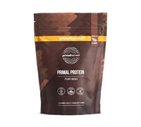Primal Protein de Primal Harvest: proteína vegana en polvo con habas, garbanzos y arroz. Aporta 20 g de proteína por porción y tiene sabor a chocolate (1 Bag (15 Servings), Chocolate)