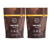 Primal Protein de Primal Harvest: proteína vegana en polvo con habas, garbanzos y arroz. Aporta 20 g de proteína por porción y tiene sabor a chocolate (2 Bags (15 Servings), Chocolate)