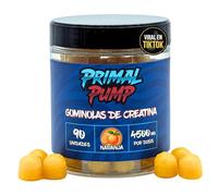 Primal Pump Gominolas de Creatina Monohidratada 4.5g - Sabor Naranja - Creatina para Rendimiento y Potencia - Sin Azúcar, Vegano y Sin Gluten