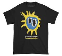 Primal Scream - T-Shirt # Xl Black Unisex # Screamadelica Yellow