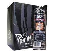 Primal Vegan Jerky | Seitan - Thai Peanut Jerky | 14 x 28g