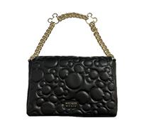 Primark Limited Disney Mickey Mouse - Bolso de hombro acolchado negro con asa de cadena dorada Primark, Black