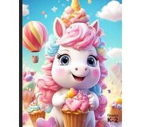 Primary Composition Notebook for Grades K-2 - Magical Unicorn Cupcake in a Whimsical Candyland: Magical Unicorn Cupcake in a Whimsical Candyland - Perfect for Early Writers and Creative Kids