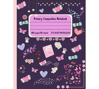 Primary Composition Notebook:with Dotted Midline and Picture Space for Kids Grades K-2: A Story Journal with Dotted Midline and Picture Space For Kids Grades K-2
